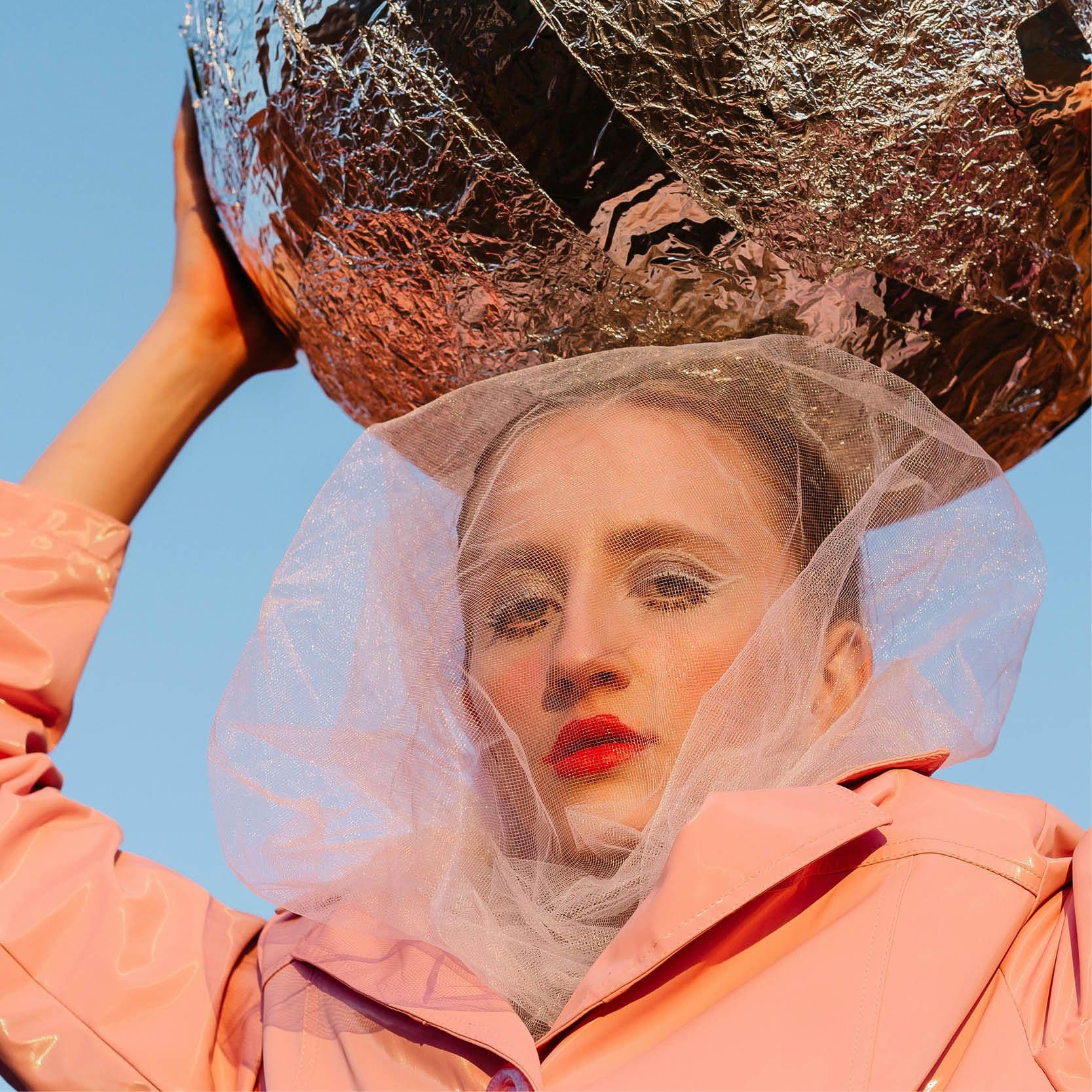 Woman in pink jacket